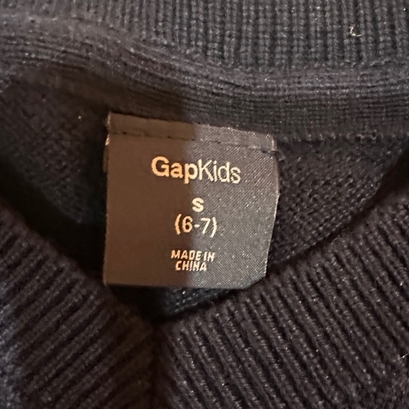 NWOT GAP Kids Blue Sweater 6-7 - Picture 2 of 9